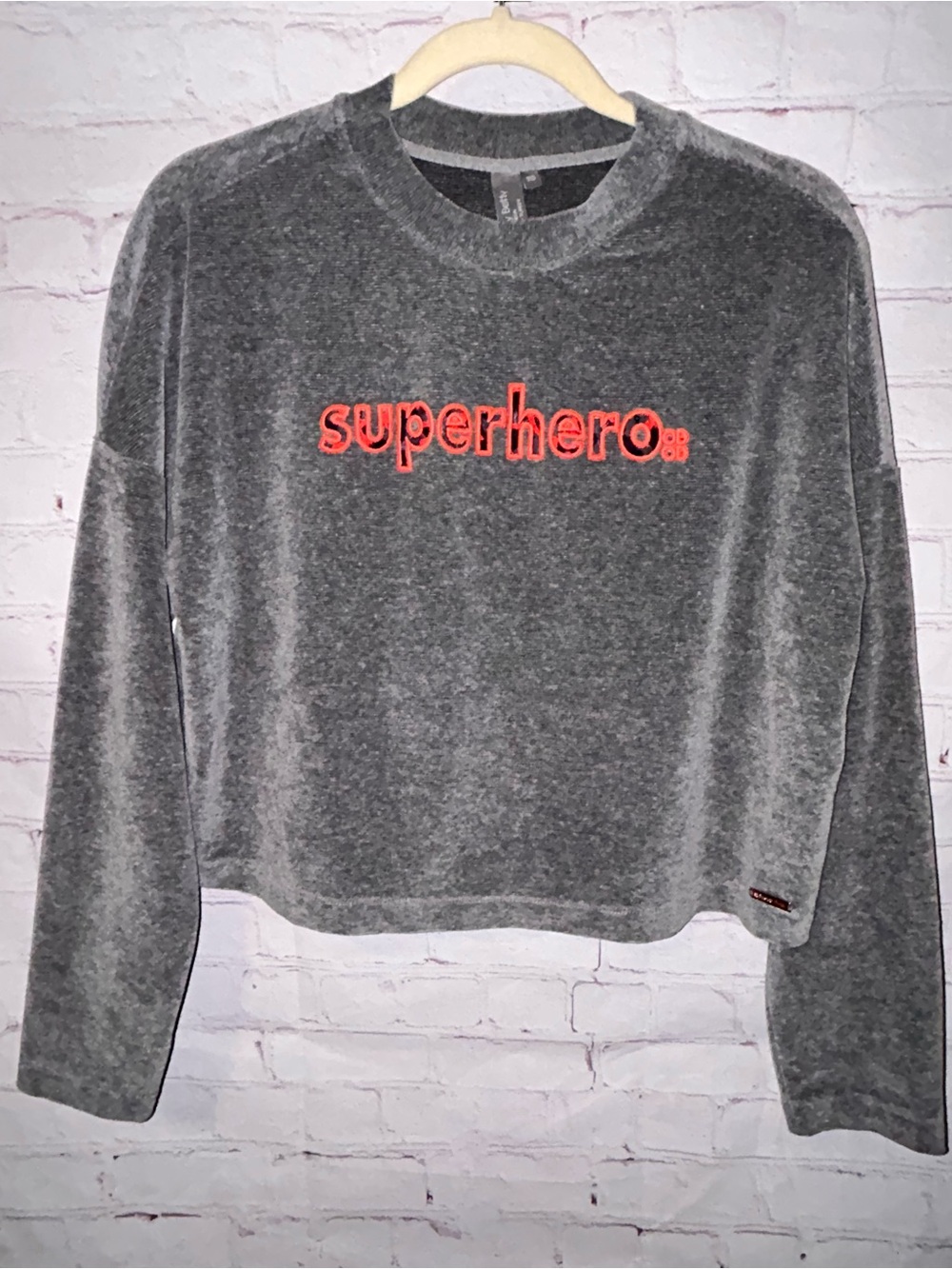 Sweaty Betty Superhero Boxy Cropped Sweatshirt women’s size XS